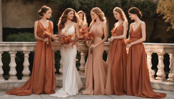 Adopter la terracotta pour les robes de demoiselle d’honneur