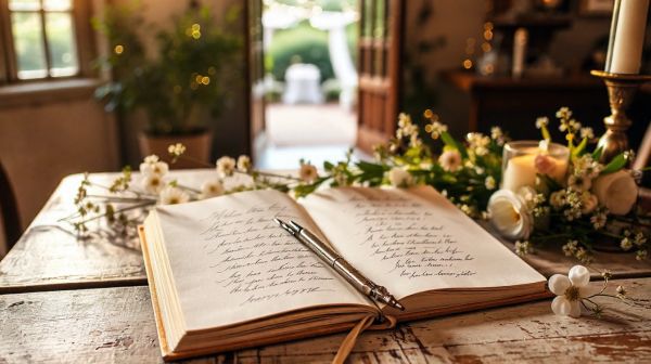 Les avantages d'un livre d'or audio pour votre mariage