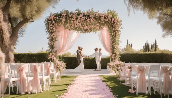 Pourquoi la couleur rose est-elle prisée pour un mariage ?