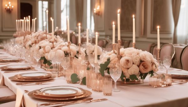 Vos idées de décoration de mariage en rose gold pour un style chic